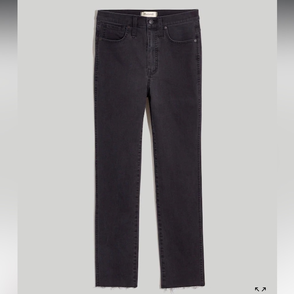 Madewell Stovepipe Jeans in Banberry Wash: Raw-Hem Edition